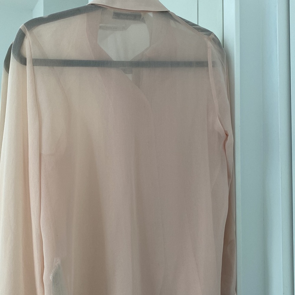 Zara Basic Pink Button Down Shirt - image 3